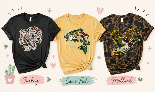 Great Outdoors Sequin Patch Wear