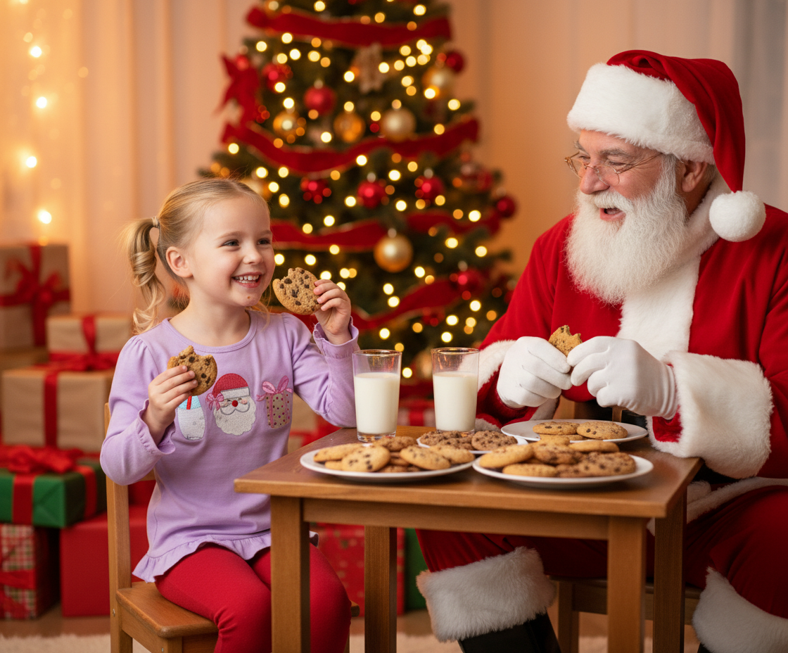Santa's Milk and Cookies