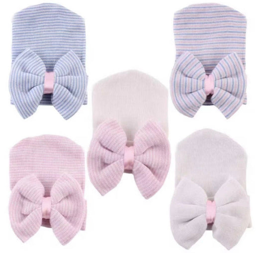 Newborn Hospital Hat, Gender Reveal, Embroidery, Monogram