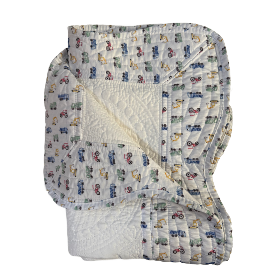 Heirloom Quilt - Baby Quilt Blanket Monogram