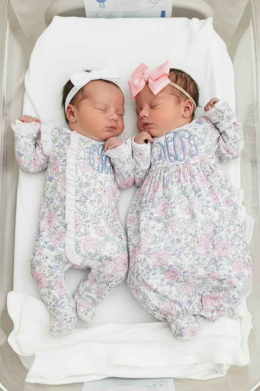 Floral Newborn Gown