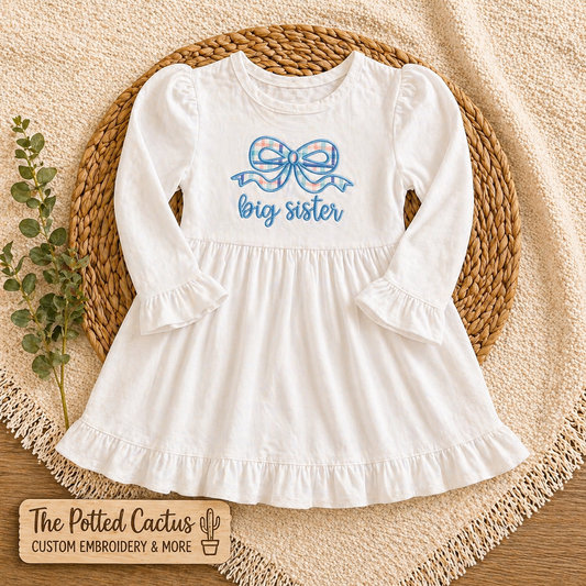 Sister Bow Applique