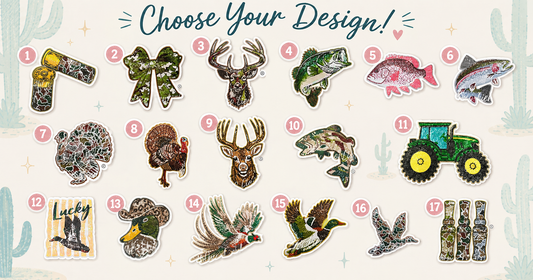 Great Outdoors Sequin Patch Wear