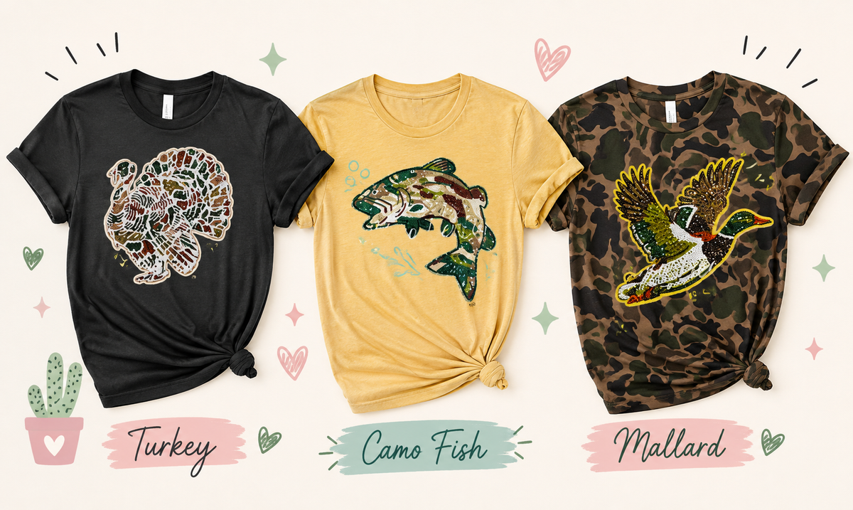 Great Outdoors Sequin Patch Wear