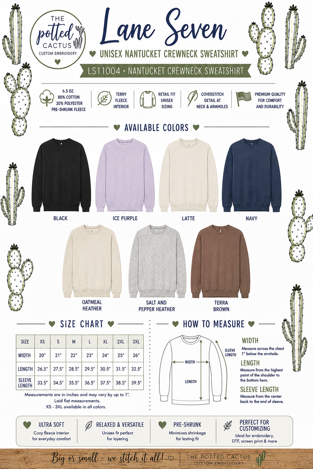 Nantucket Custom Applique Crewneck