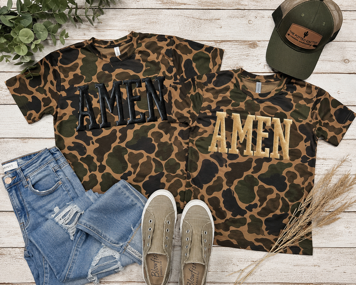 Amen Metallic Puff Tees