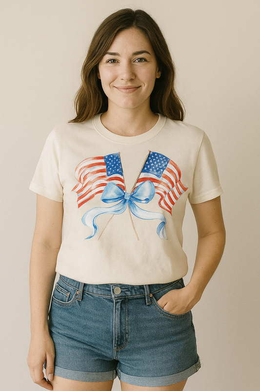 Bow Flag duo T-shirt