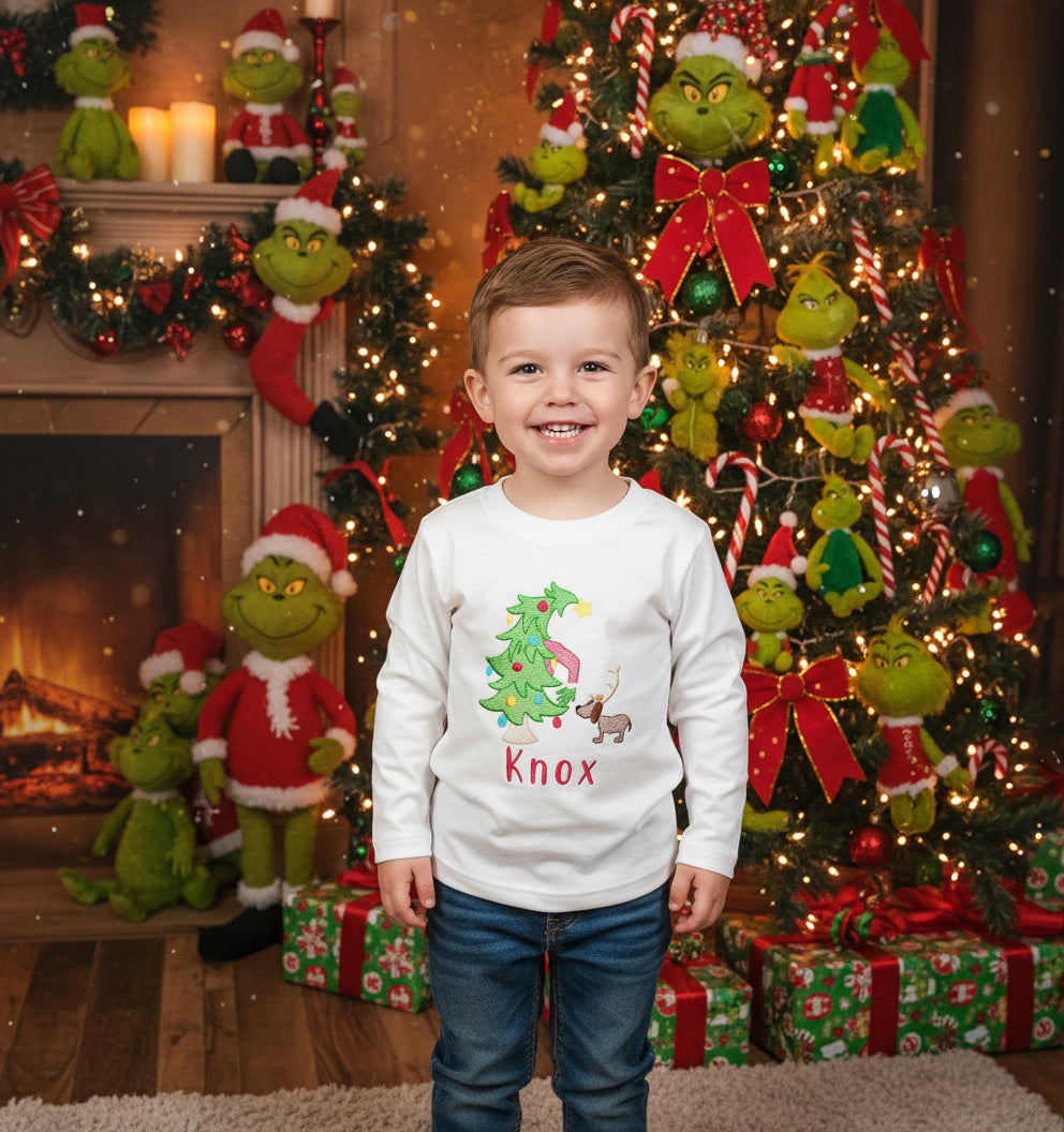 'Mean Green One' Boys Shirt