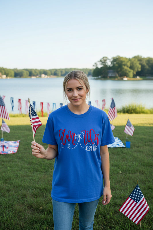 American est 1776 tee