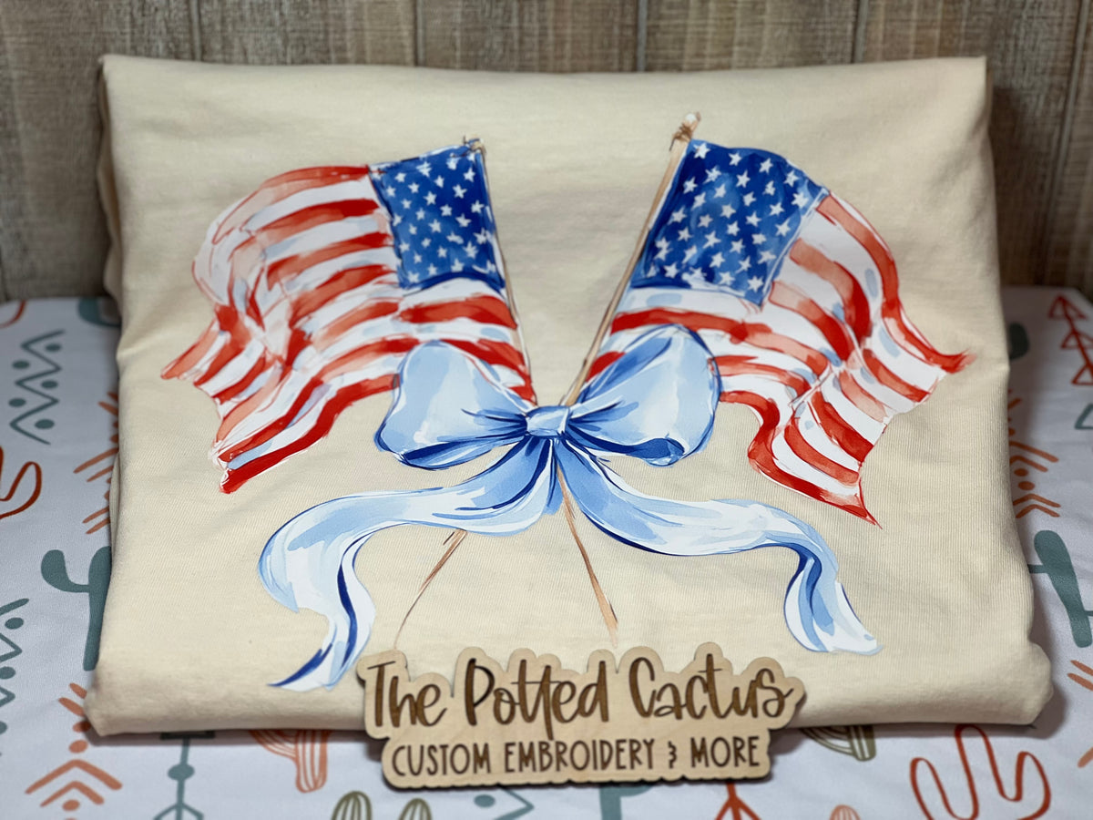 Bow Flag duo T-shirt