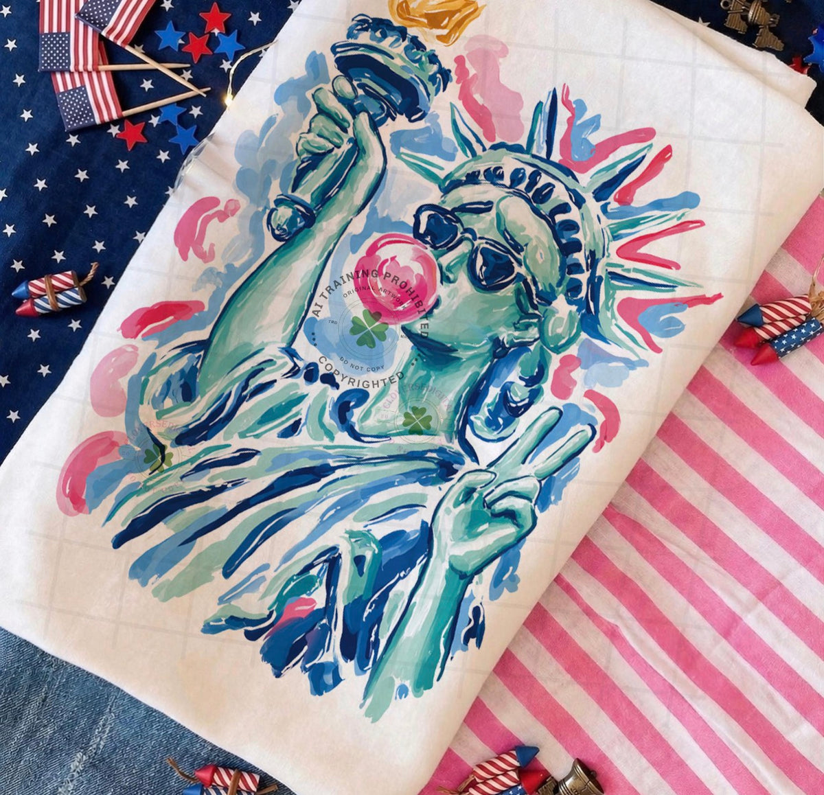 Popping Liberty Tee