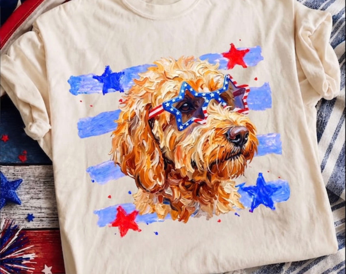 Patriotic Doodle Tee