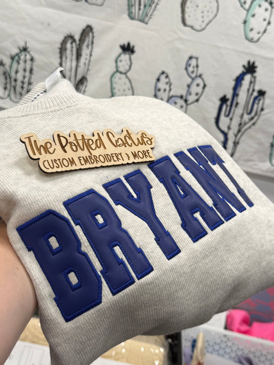 Nantucket Custom Applique Crewneck