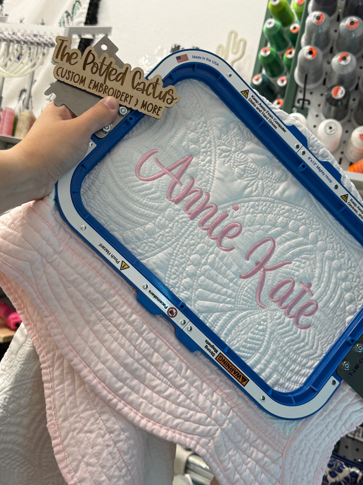 Heirloom Quilt monogrammed