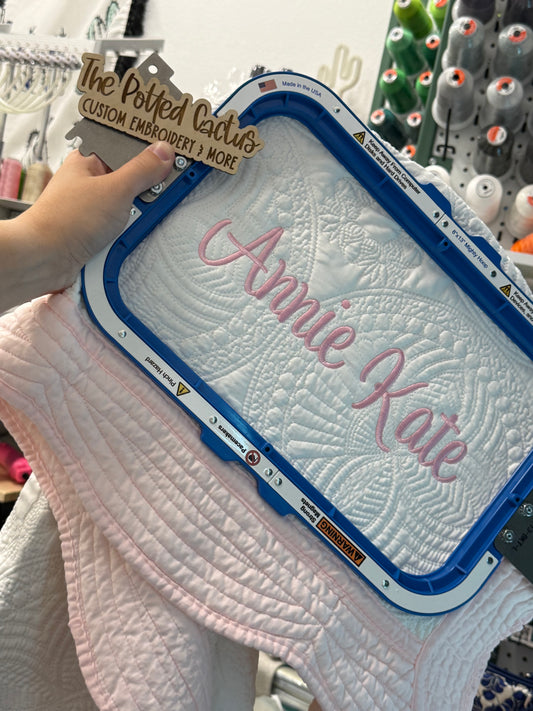 Heirloom Quilt monogrammed