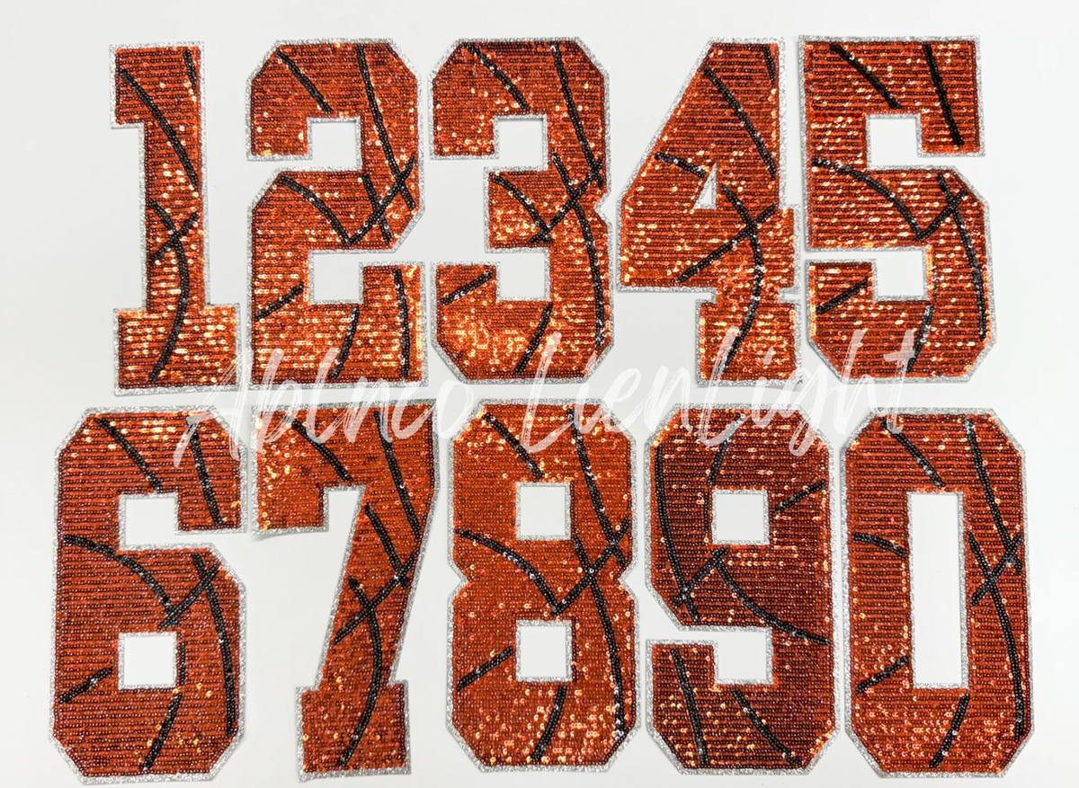 Basketball number Sequin Wear