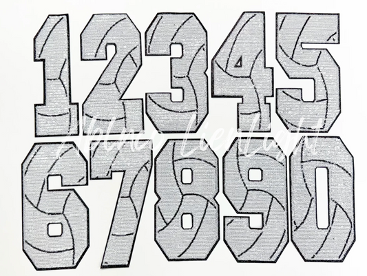 Volleyball number Sequin Wear