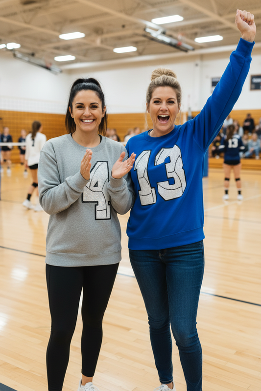 Volleyball number Sequin Wear