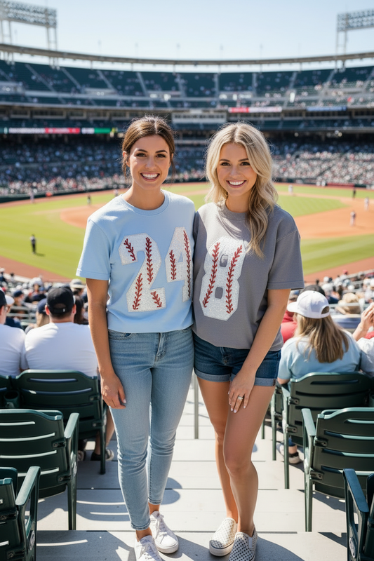 Baseball number Sequin Wear