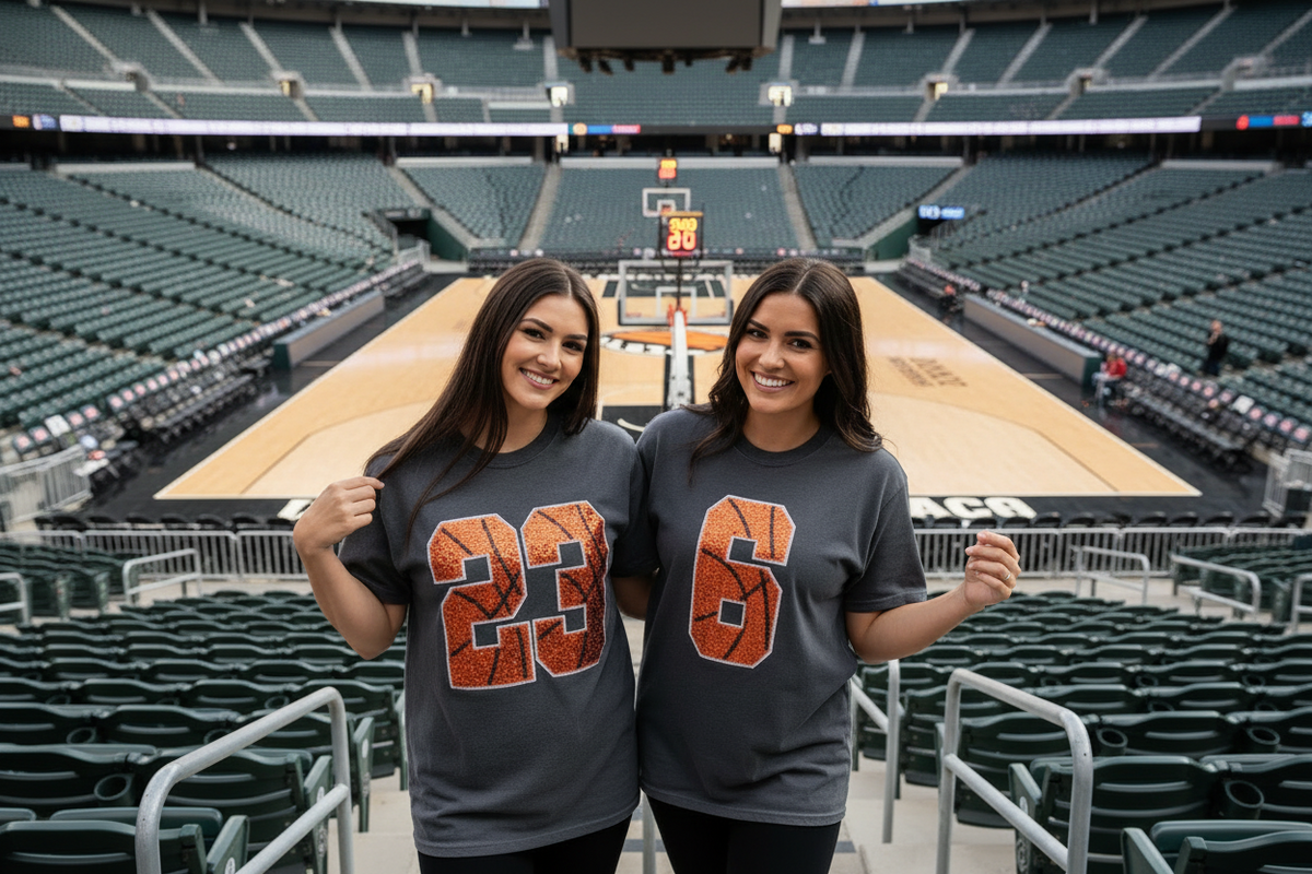 Basketball number Sequin Wear