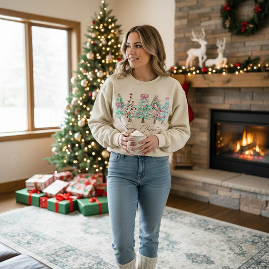 Merry Christmas Graphic Sweatshirt