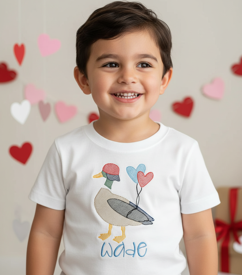 Valentine Boys Duck shirt