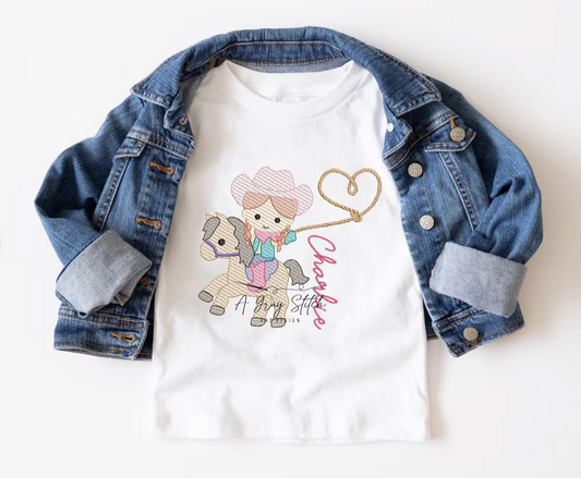 Monogrammed Cowgirl shirt