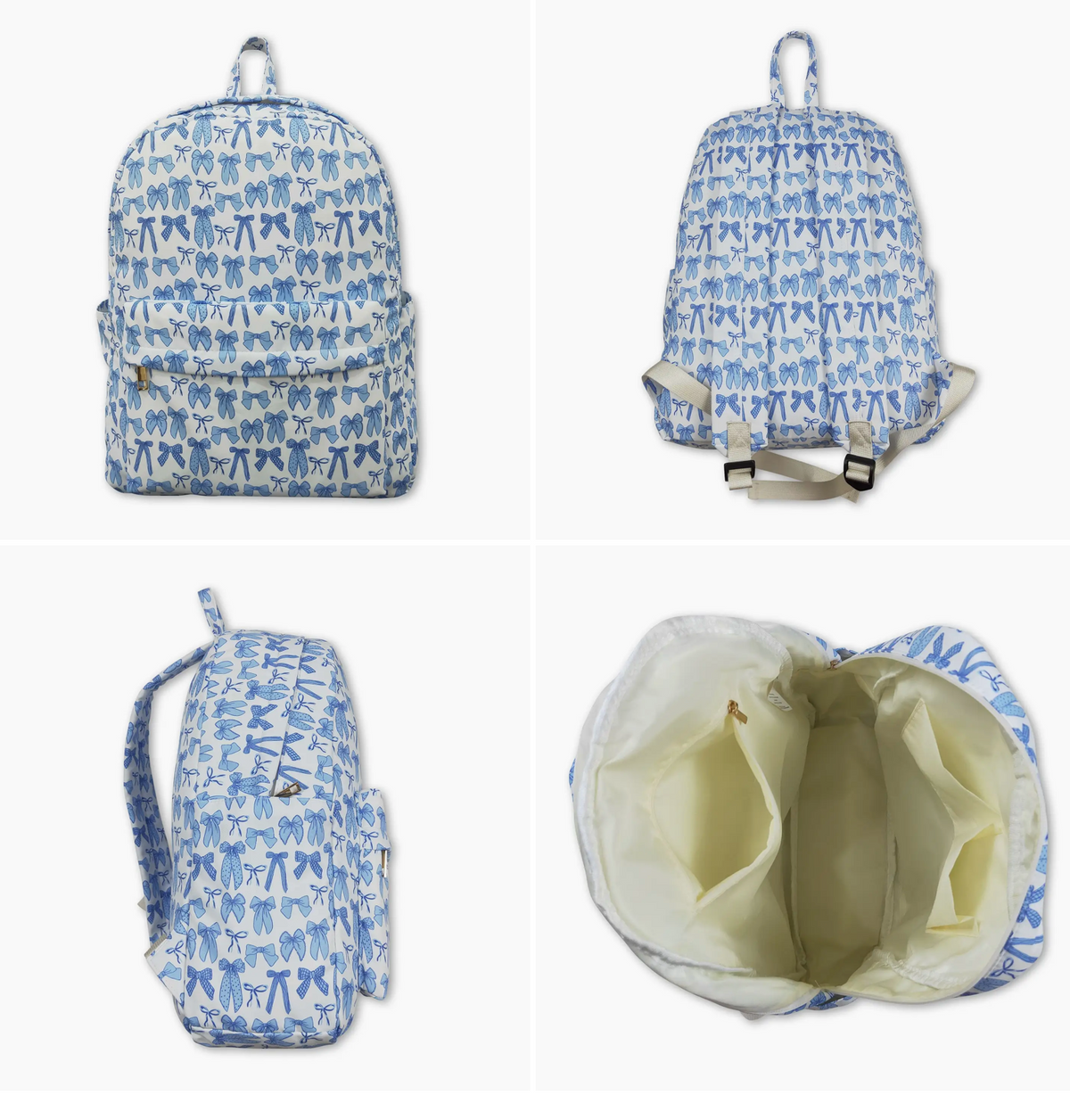 Blue Bow Backpack